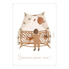 Carte postale Bienvenue parmi nous automne Papier Poetic