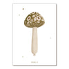 Carte postale Champignon fleuri Papier Poetic