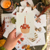 Carte postale Cupcake champi Papier Poetic