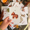 Carte postale Pinata cheval Papier Poetic 