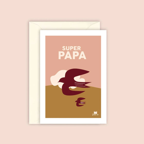 Carte "Super papa" - Ma petite vie