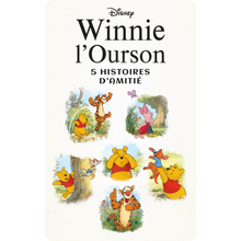  Plongez dans l’univers enchanteur de Winnie l’Ourson avec cette carte audio Yoto contenant 5 histoires sur l’amitié, la tendresse et l’entraide. Retrouvez Winnie, Tigrou, Porcinet et leurs amis dans des aventures pleines de douceur et de rires. Parfait pour les enfants dès 3 ans, ce livre audio Disney à écouter sur le lecteur Yoto accompagne les petits au moment du coucher ou lors de moments de détente.