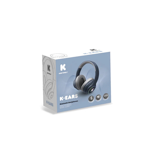 Casque audio Bluetooth enfant bleu Kidywolf avec volume limité