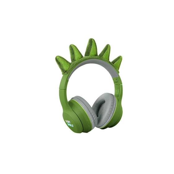 Casque audio enfant Bluetooth Kidywolf Dino avec oreilles amovibles