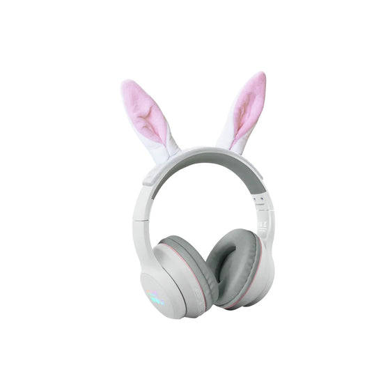 Casque audio enfant Bluetooth Kidywolf Lapin avec oreilles amovibles
