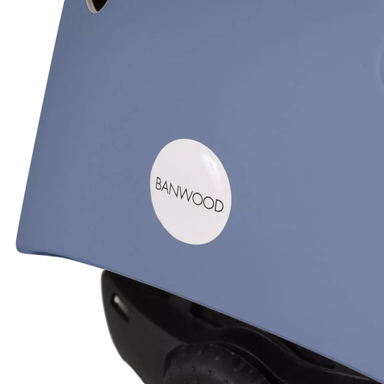 Casque enfant Banwood bleu - casque vélo, draisienne et trottinette tendance