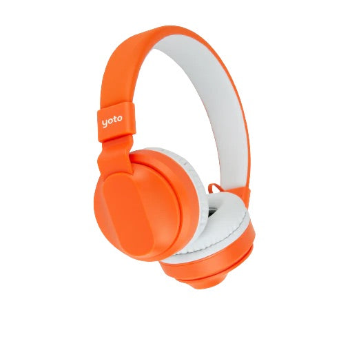 Casque audio filaire Yoto orange pour enfant 