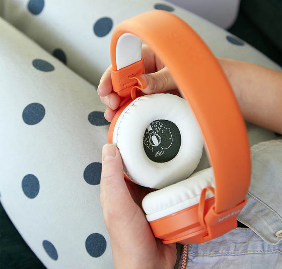 Casque audio filaire Yoto orange pour enfant 