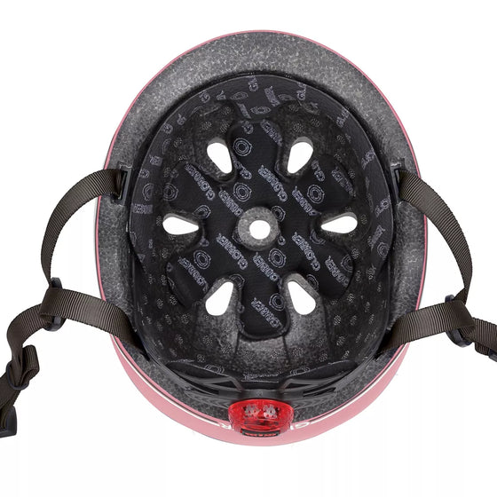 Casque Globber Go Up rose pastel foncé 45-51 cm
