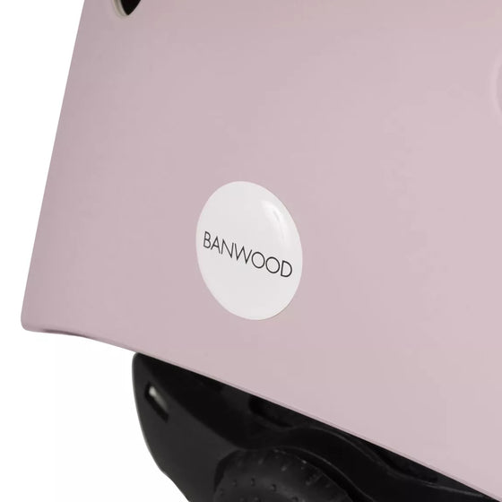 Casque enfant Banwood rose - casque vélo, draisienne et trottinette tendance