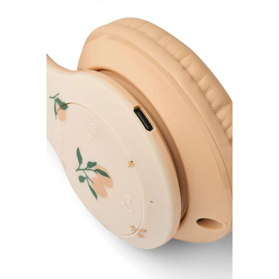 Casque sans fil Quinn Peach Sea Shell pliable et rechargeable Liewood.