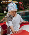 Casquette enfant bleu style baseball motif sport Hello Hossy Cool Kids Only