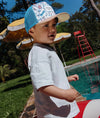 Casquette enfant bleu style baseball motif sport Hello Hossy Cool Kids Only