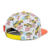 Casquette enfant Hello Hossy Happy Ride motif voitures jaunes et visière orange – accessoire enfant été tendance
