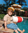 Casquette enfant Hello Hossy Mini Canyon orange et jaune avec filet violet – casquette trucker enfant été tendance
