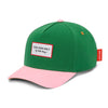 Casquette enfant Hello Hossy Mini Green verte avec visière rose – accessoire enfant été tendance concept store famille
