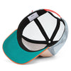 Casquette enfant Hello Hossy beige orange filet respirant style trucker