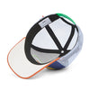 Casquette enfant Hello Hossy bleu orange filet respirant patch Good Day