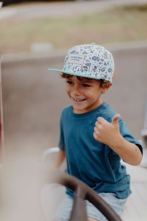 Casquette enfant et papa Hossegor Hello Hossy.