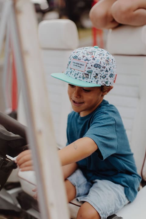 Casquette enfant et papa Hossegor Hello Hossy.