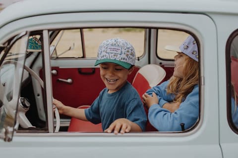 Casquette enfant et papa Japan Hello Hossy.