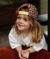 Casquette Hello Hossy enfant Léopard 8 imprimé animal avec broderie "Whatever"