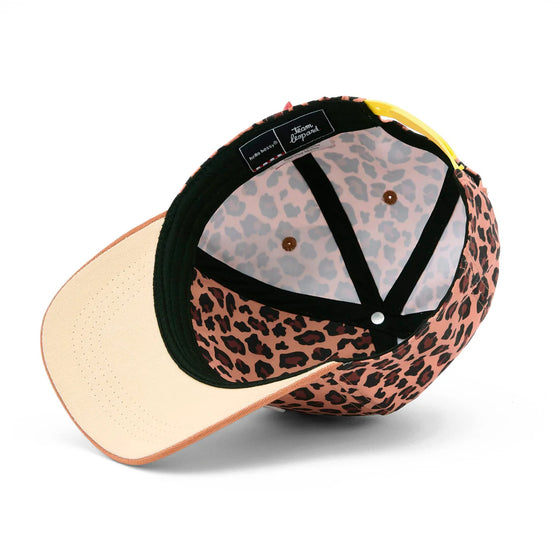 Casquette Hello Hossy enfant Léopard 8 imprimé animal avec broderie "Whatever"