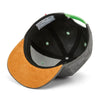 Casquette Hello Hossy velours Berry gris anthracite avec détails verts et orange pour enfant