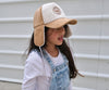 Casquette avec cache oreilles velours et sherpa pour enfant Poule Party.