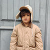 Casquette avec cache oreilles velours et sherpa pour enfant Poule Party.