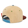 Casquette en velours Sweet Almond Hello Hossy beige et marron pour enfant et adulte