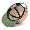 Casquette en velours Sweet Almond Hello Hossy beige et marron pour enfant et adulte