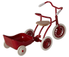 Chariot pour tricycle de souris rouge Maileg.
