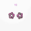 Charms Fleurs – Les Nicolettes – Mix Vert Rose