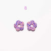 Charms Fleurs – Les Nicolettes – Mauve Orange