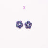 Charms Mini Fleurs – Les Nicolettes – Mix Violet Bleu