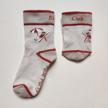 Chaussettes pour enfant et adulte, Biche Club, en coton biologique, fabriqué au Portugal, Poule Party.