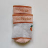 Chaussettes pour enfant et adulte en coton 100% biologique, Garde la Pêche, fabriqué au Portugal, Poule Party.