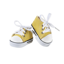  Chaussures komvers pour poupées Gordis, couleur jaune, marque Minikane.