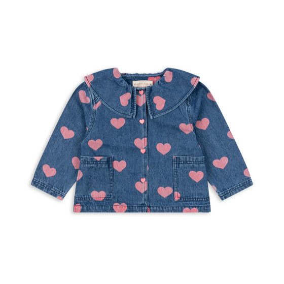 Chemise en jean Magot, Bon coeur Pink, Konges Slojd.