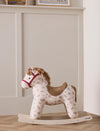 Cheval à bascule en tissu beige à pois Kid’s Concept – modèle Dotty pour enfant