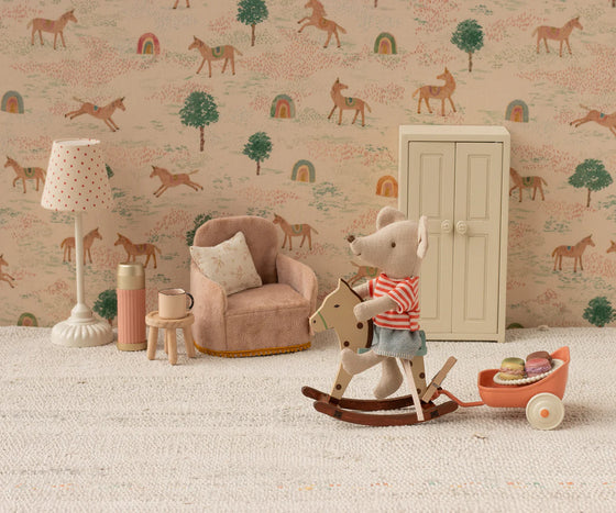 cheval à bascule Maileg miniature en bois