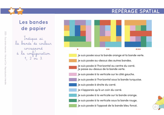 Chevalet éducatif Logique et Concentration Étoilium pour enfants de 6 à 11 ans, activités pédagogiques et autocorrectives
