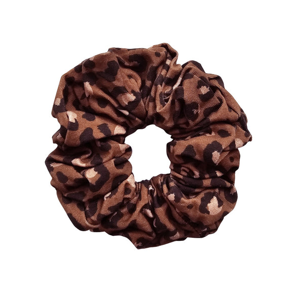 Chouchou cheveux imprimé léopard enfant et adulte