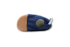 Chaussons souples intérieur en jersey bleu profond Les Pas Petits – Ma Biche concept store