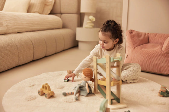 Circuit de voitures en bois Jollein On The Go - jouet éducatif bébé et enfant