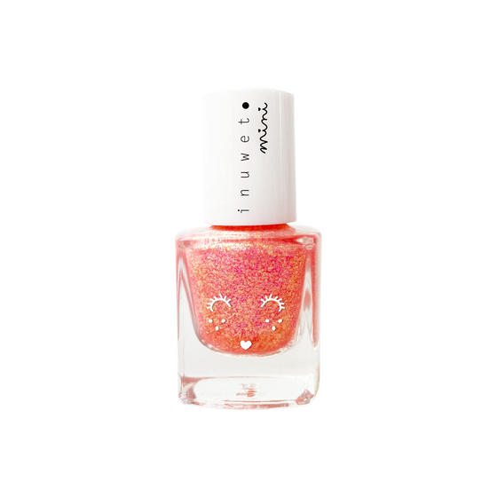 Coffret Duo Rose Fraise Inuwet – baume à lèvres et vernis à l’eau pour enfant
