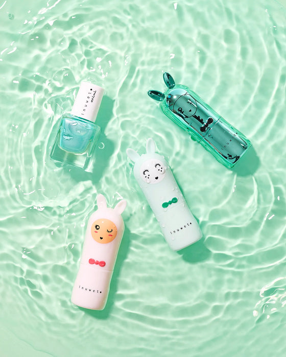Coffret Duo Aqua Inuwet – baume à lèvres et vernis à l’eau pomme pour enfant