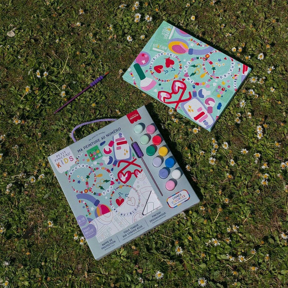 Coffret peinture au numéro Besties Petit Pinceau La Petite Épicerie – activité créative enfants