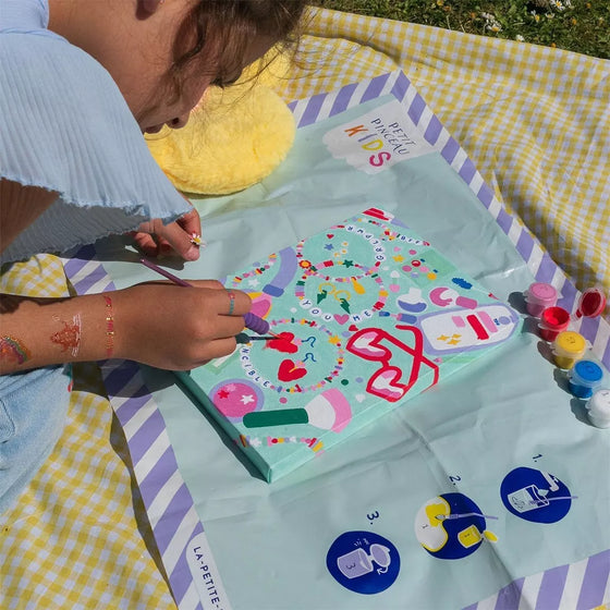 Coffret peinture au numéro Besties Petit Pinceau La Petite Épicerie – activité créative enfants